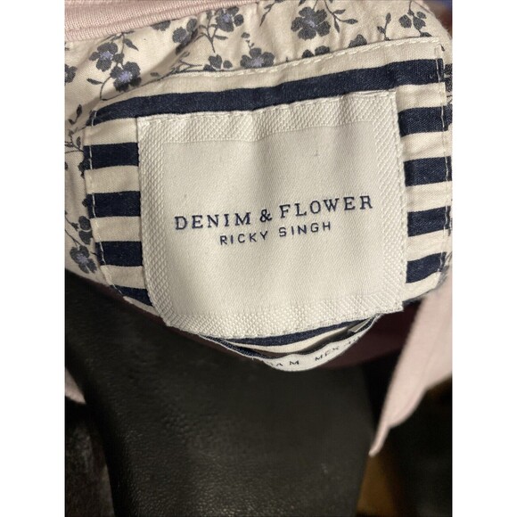 Denim & Flower‎ Ricky Singh Women’s Sweatshirt Pullover Pink Size M - Picture 4 of 7